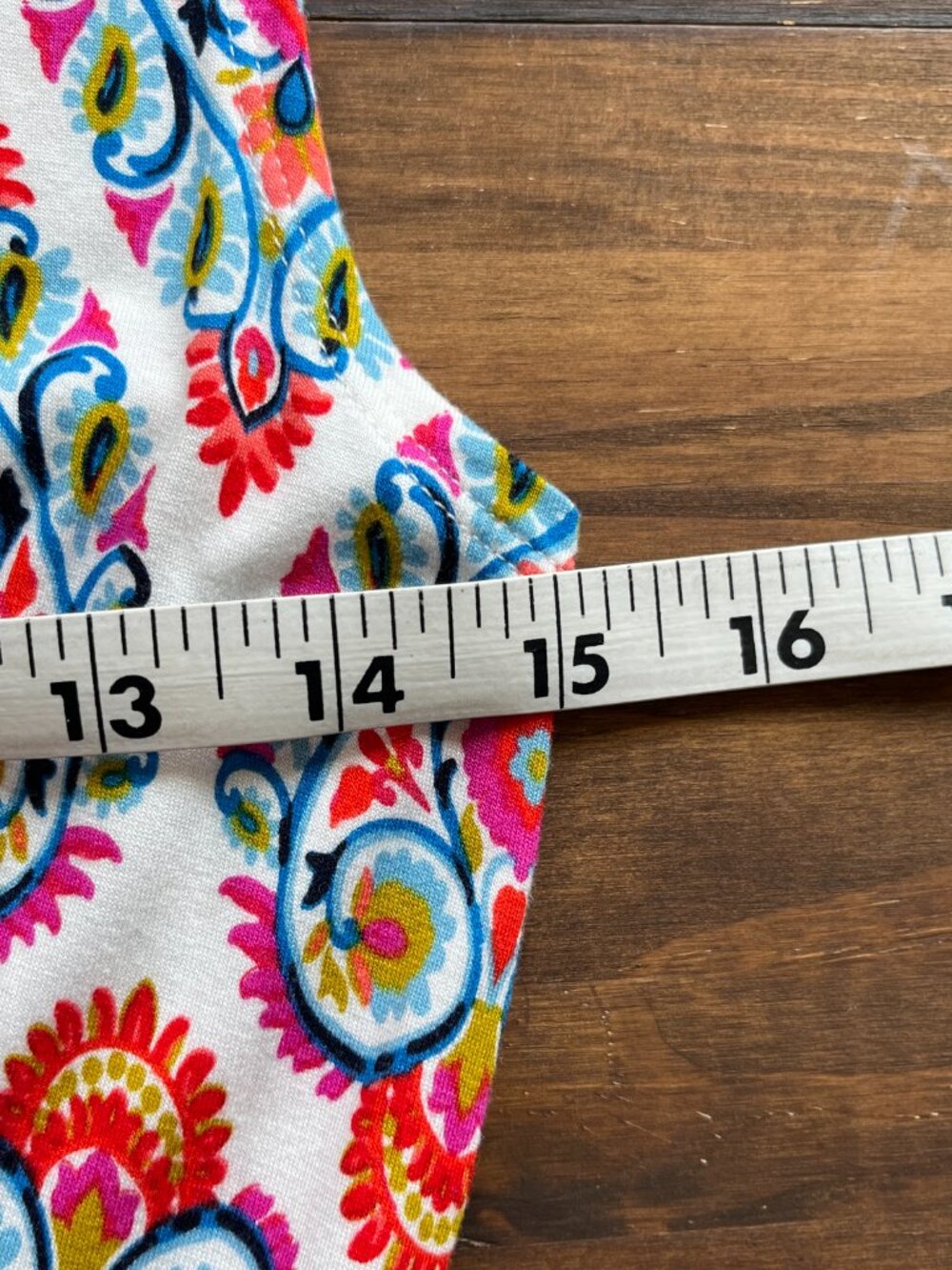Boden Dress Size 2 Thea Tank Midi White Paisley Jersey Sleeveless Colorful Shift - Picture 9 of 11